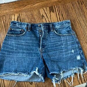 Abercrombie and Fitch High Rise 4 inch Short
